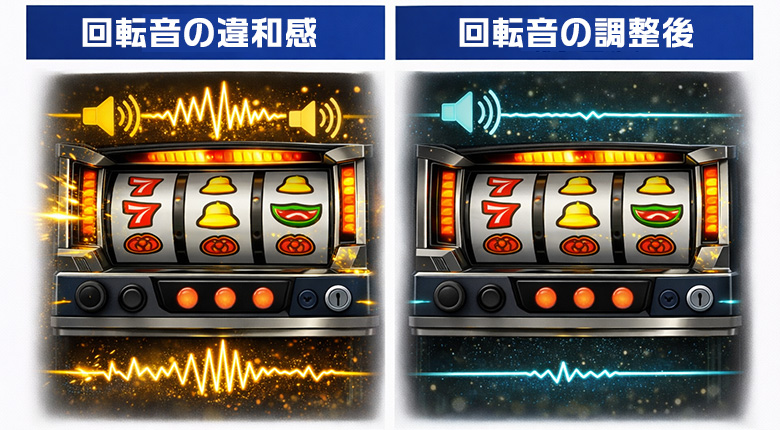 リール音調整後のイメージ
